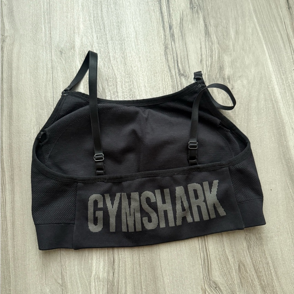 Gymshark Black Sports Bra, size Small